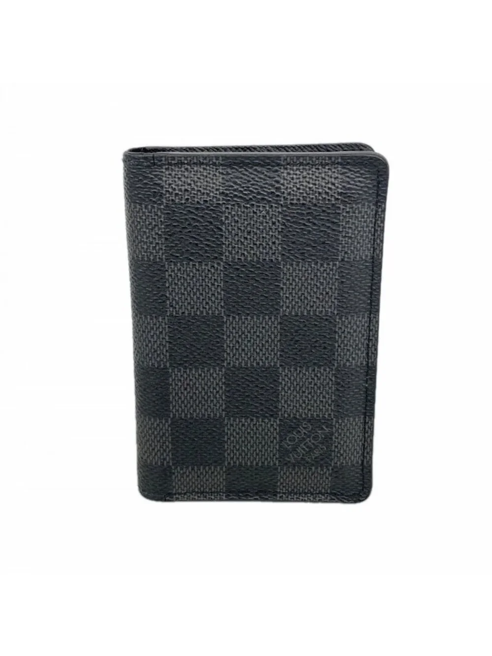 Louis Vuitton Card Case Damier Graphite Organizer de Poche Black Gray